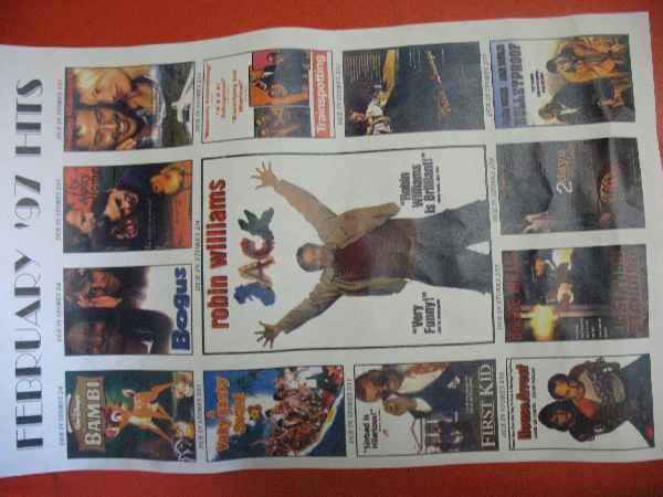 LOT OF 90'S MOVIE POSTERS INC. BAMBI, JACK, TRA: LOT OF 90'S MOVIE POSTERS INC. BAMBI, JACK, TRAINSPOTTING