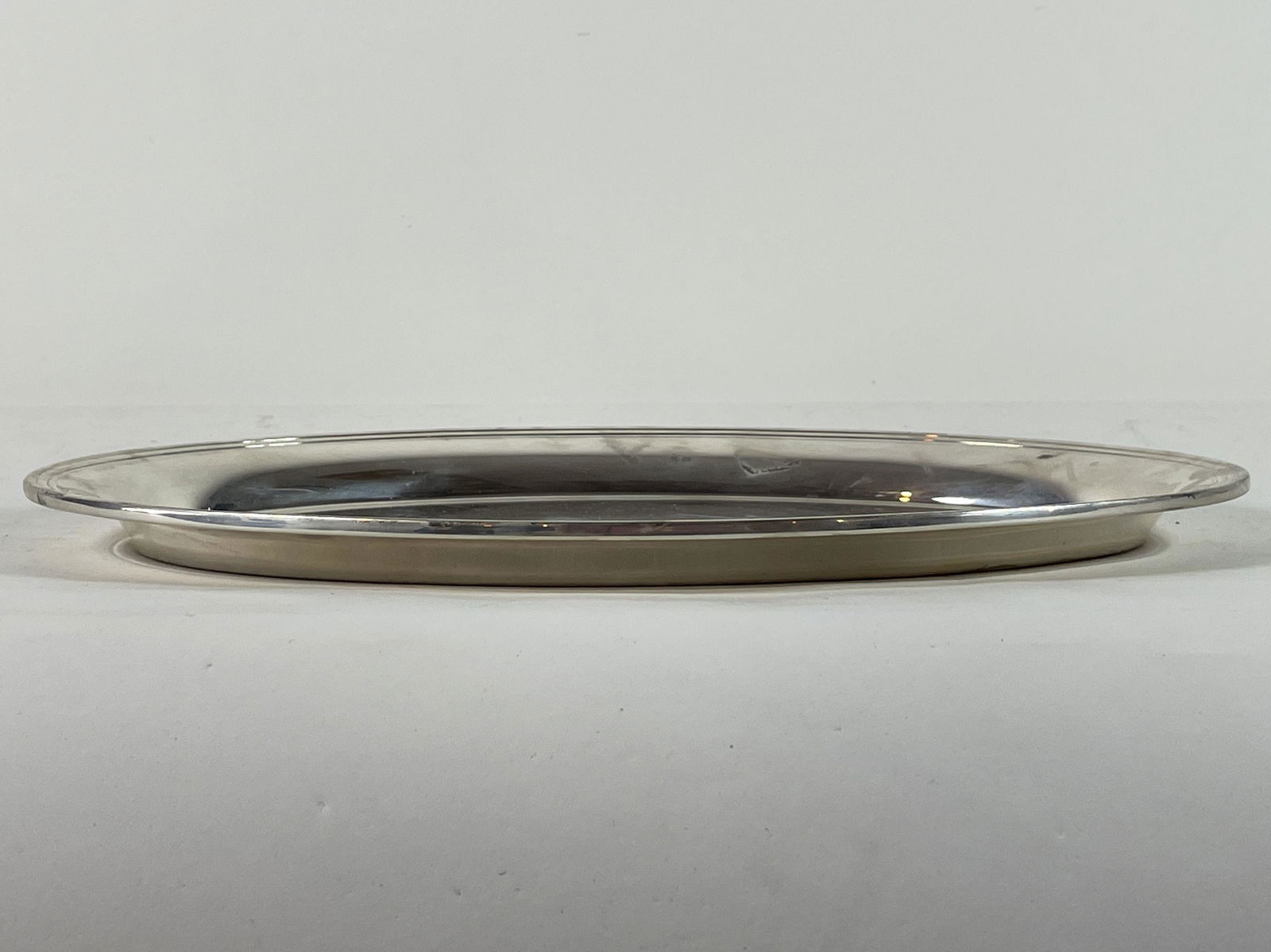 A STERLING SILVER TRAY 12" X 8" (1 of 5)