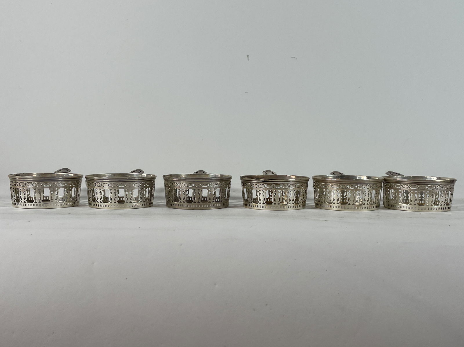 STERLING SILVER CREME BRULEE CUP HOLDERS (1 of 6)