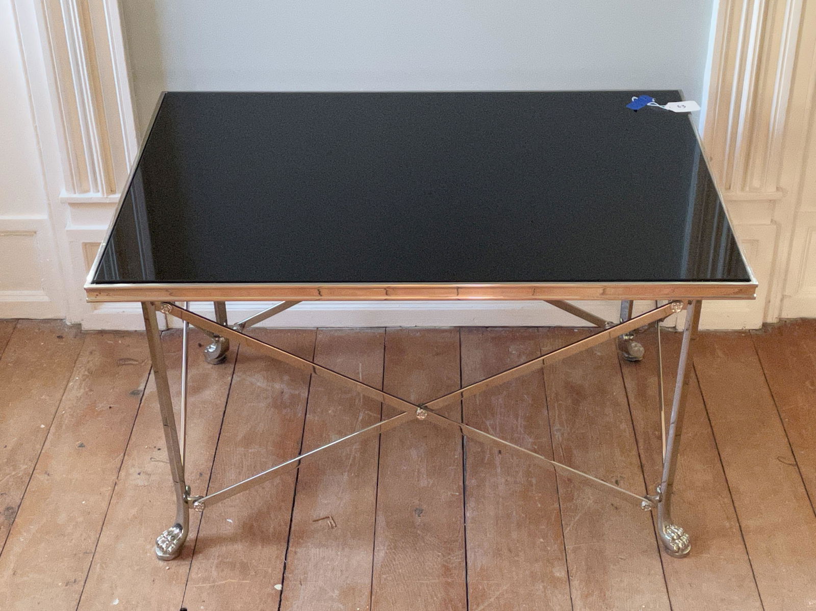 A RALPH LAUREN COFFEE TABLE, 34" X 24" X 20". PROPERTY (1 of 4)