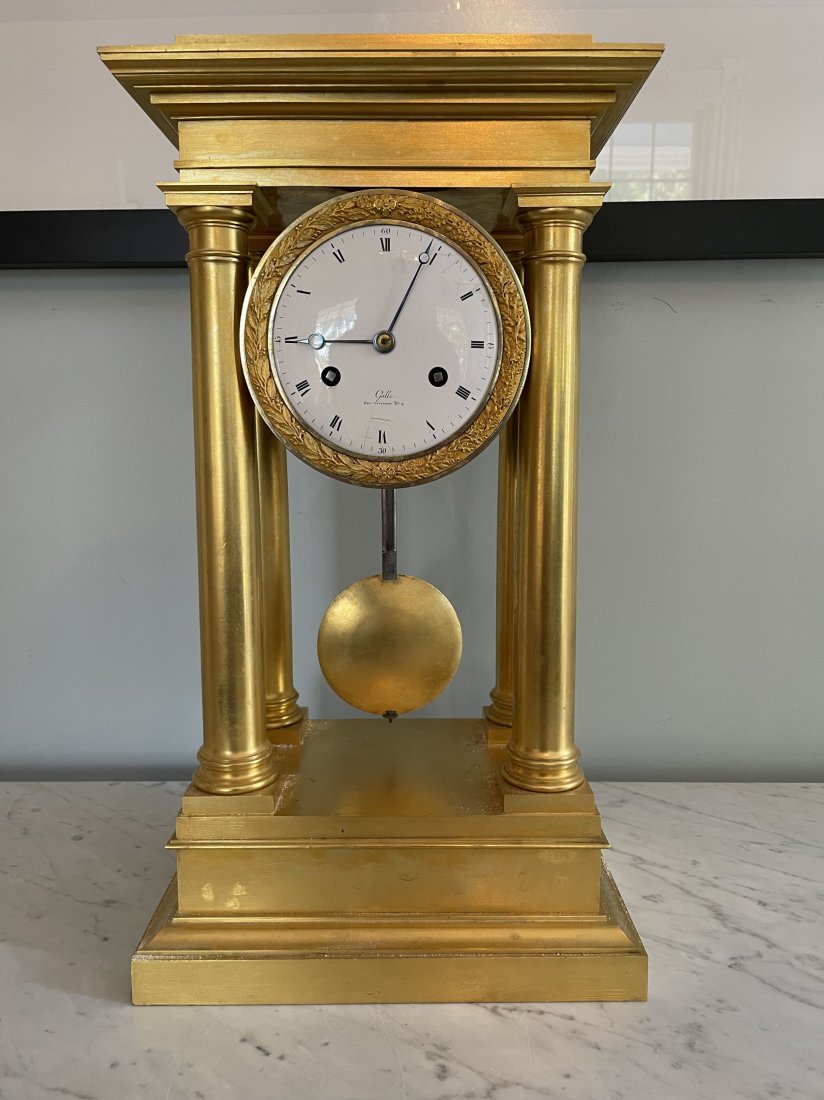 A LARGE AND DISTINGUISHED CLAUDE GALLE BRONZE MANTLE (1 of 2)