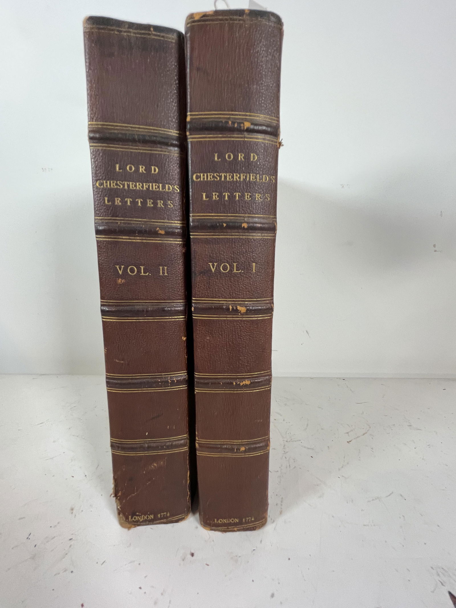 LORD CHESTERFIELDS LETTERS IN 2 VOLUMES. 1972 , LONDON (1 of 5)
