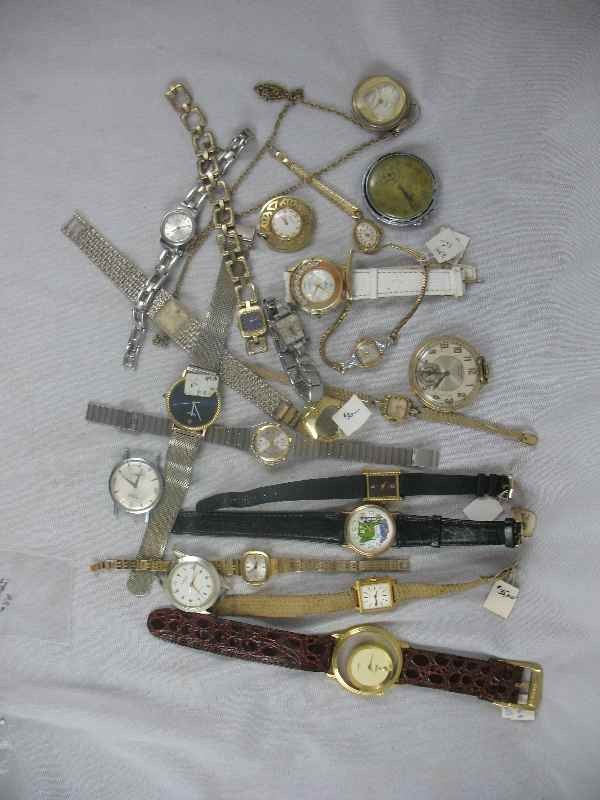 LARGE LOT OF WATCHES INC. GRUEN AND HAMILTON: LARGE LOT OF WATCHES INC. GRUEN AND HAMILTON
