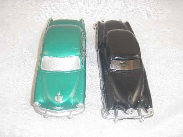 2 DEALER PROMO CARS, 1953 KAISER COIN BANK, AND: 2 DEALER PROMO CARS, 1953 KAISER COIN BANK, AND WIND-UP 1950 STUDEBAKER