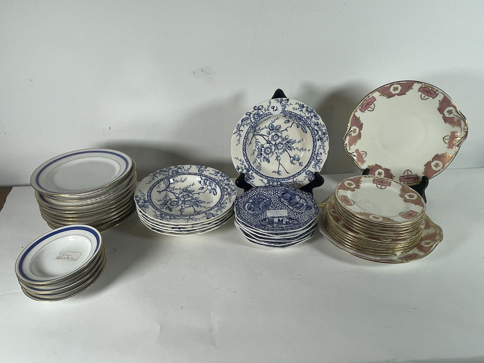 50 PIECES MISC PORCELAIN DINNERWARE BY ADAMS, MEEKIN, (1 of 8)