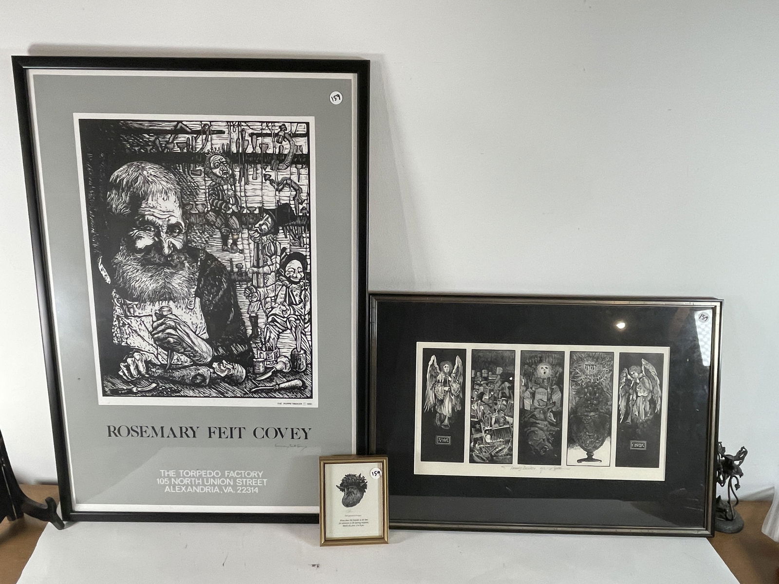 THREE CONTEMPORARY ART PRINTS, 31" X 21", 17" X 24", (1 of 7)