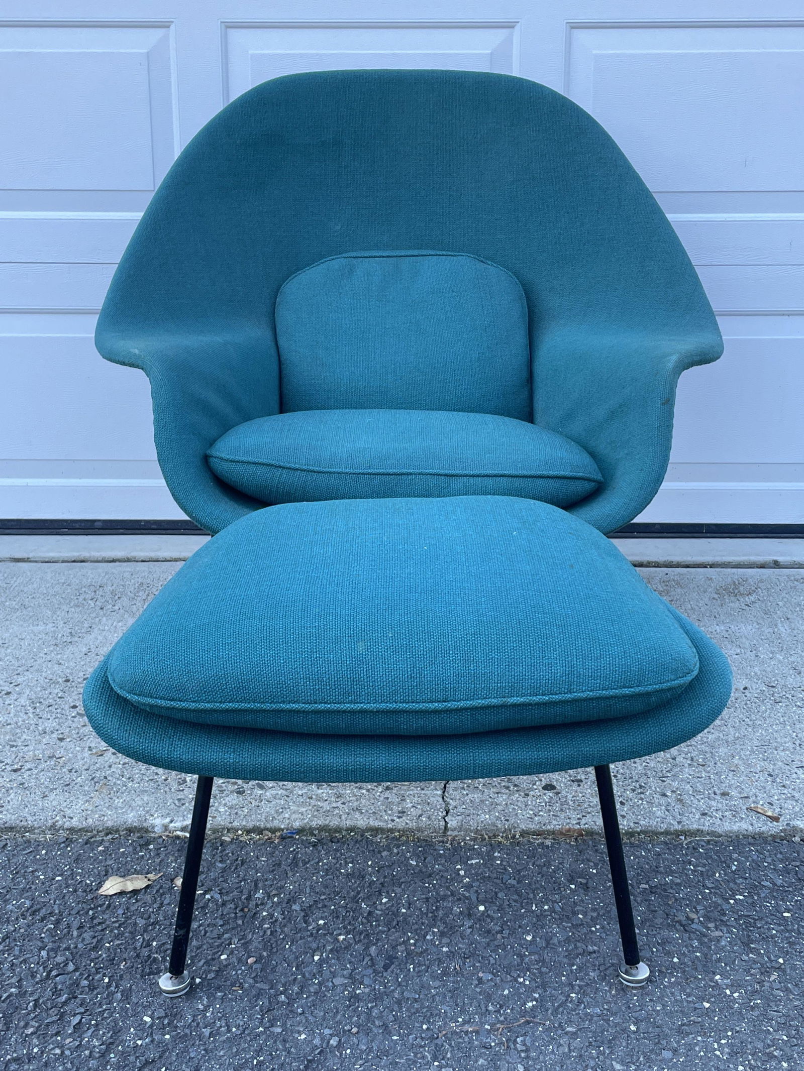 ALL ORIGINAL 1962 EERO SAARINEN FOR KNOLL WOMB CHAIR IN (1 of 7)