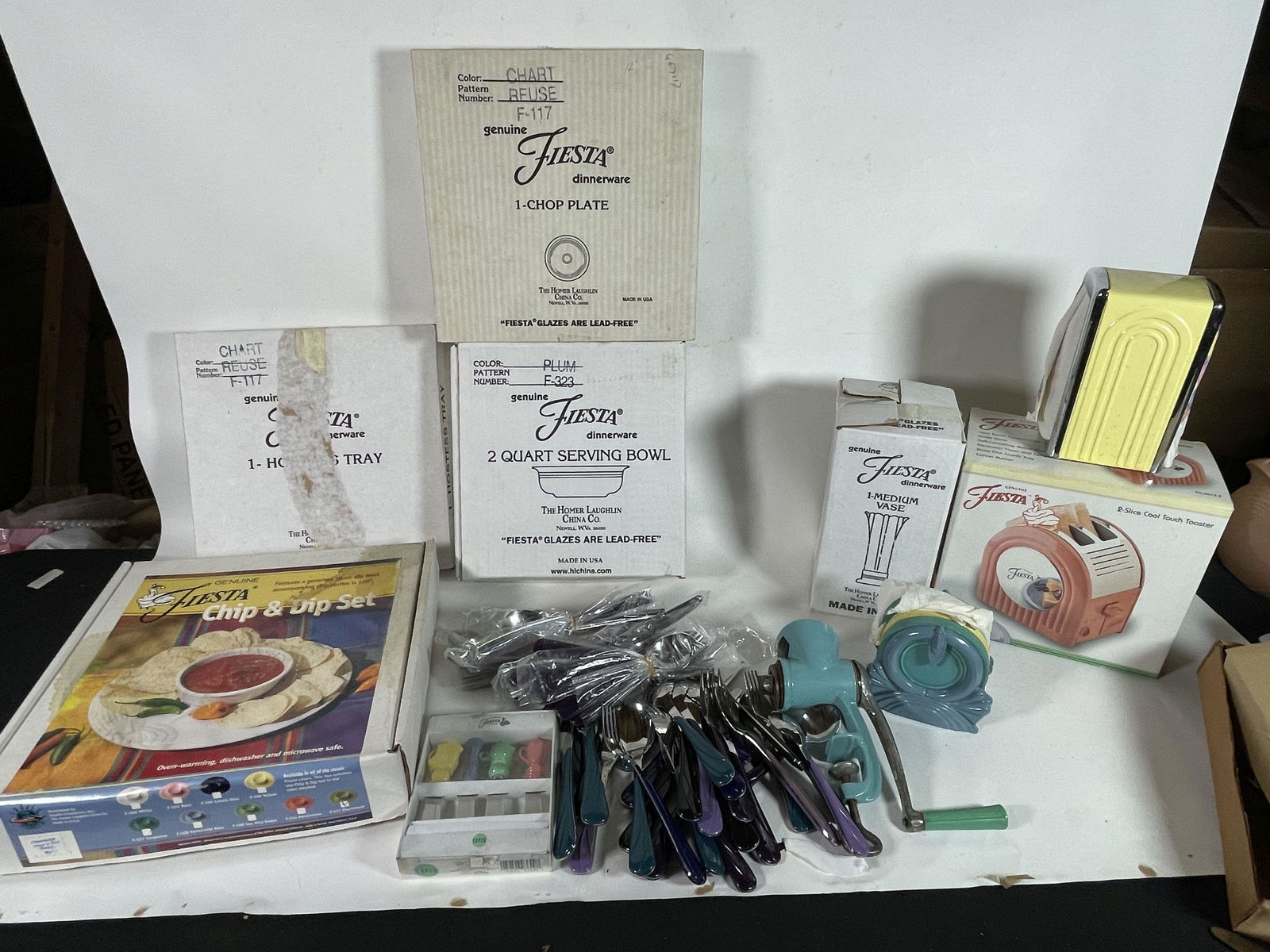 LARGE LOT OF NEW FIESTA IN BOXES,12" AND SMALLER (1 of 6)