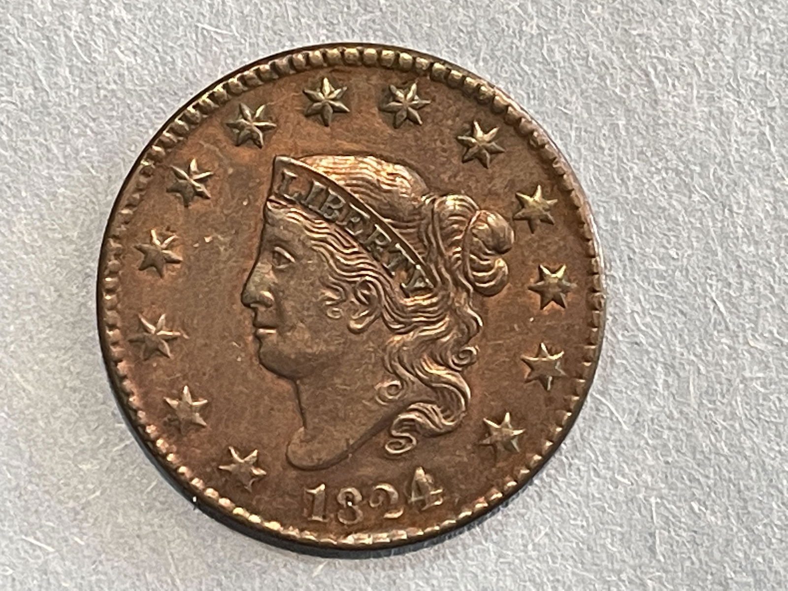 1824 LARGE CENT (1 of 3)
