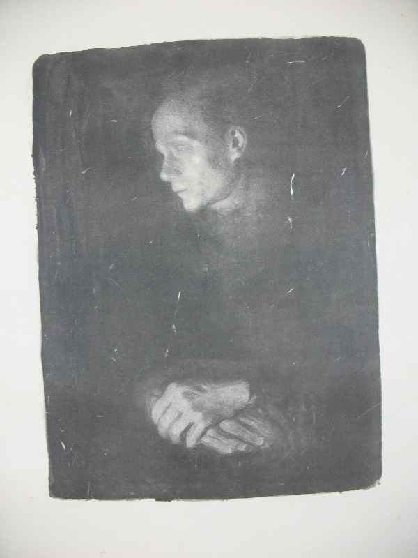 KATHE KOLLWITZ ETCHING, SOME SURFACE SCRATCHIN: KATHE KOLLWITZ ETCHING, SOME SURFACE SCRATCHING
