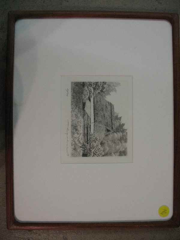 TANAKA Ryohei (1933) ETCHING 5" X 5.5": TANAKA Ryohei (1933) ETCHING 5" X 5.5"