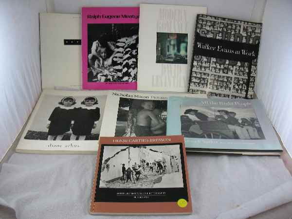 HENRI CARTIER-BRESSON "APERTURE: MASTERS OF PH: HENRI CARTIER-BRESSON "APERTURE: MASTERS OF PHOTOGRAPHY NUMBER TWO;" "WALKER EVANS AT WORK;" DAVID LEVANTHAL "MODERN ROMANCE;" RALPH EUGENE MEATYARD "AN APERTURE MONOGRAPH;" ZEKE BERMAN "OPTIKS;" DIAN