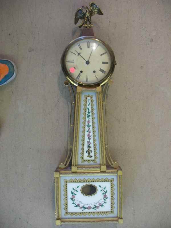 BANJO CLOCK "S. WILLIAMS PATENT": BANJO CLOCK "S. WILLIAMS PATENT"