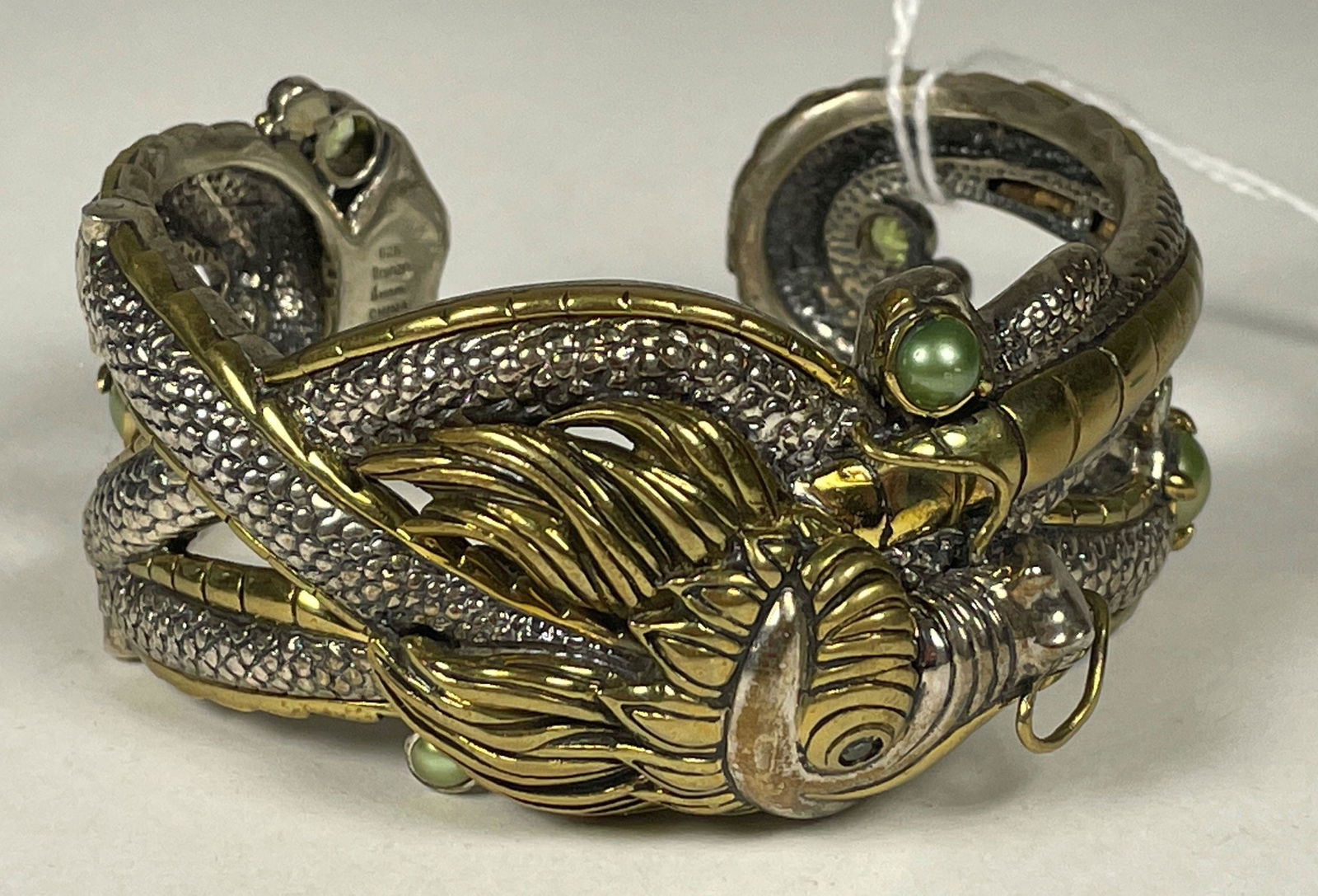 FABULOUS DRAGON THEMED STERLING BRACELET: FABULOUS DRAGON THEMED STERLING BRACELET