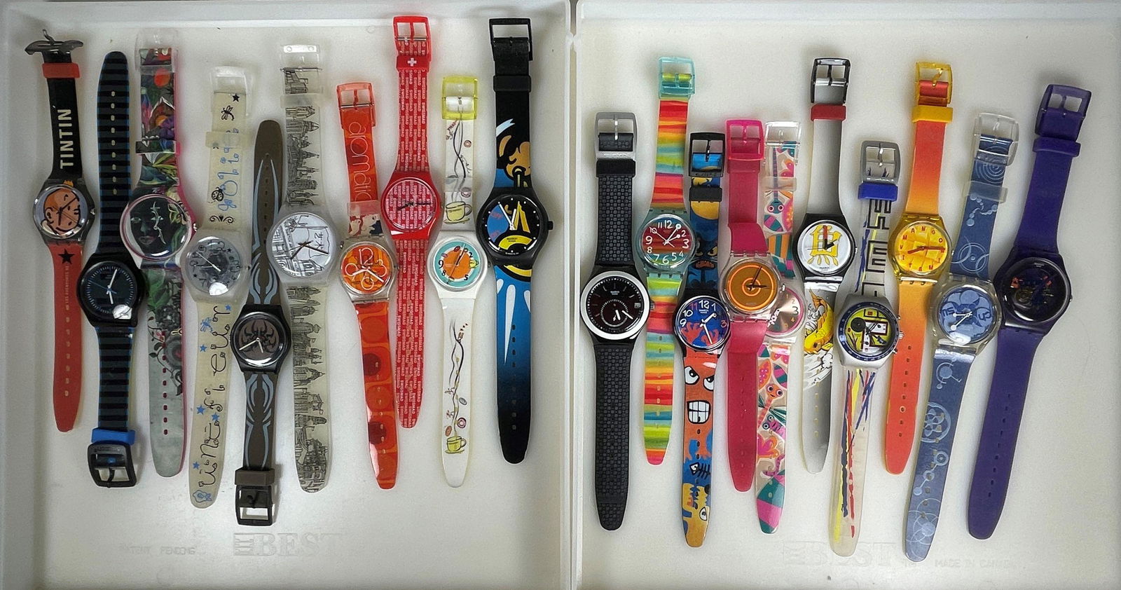 10 VINTAGE 2000-2009 SWATCHES (1 of 10)