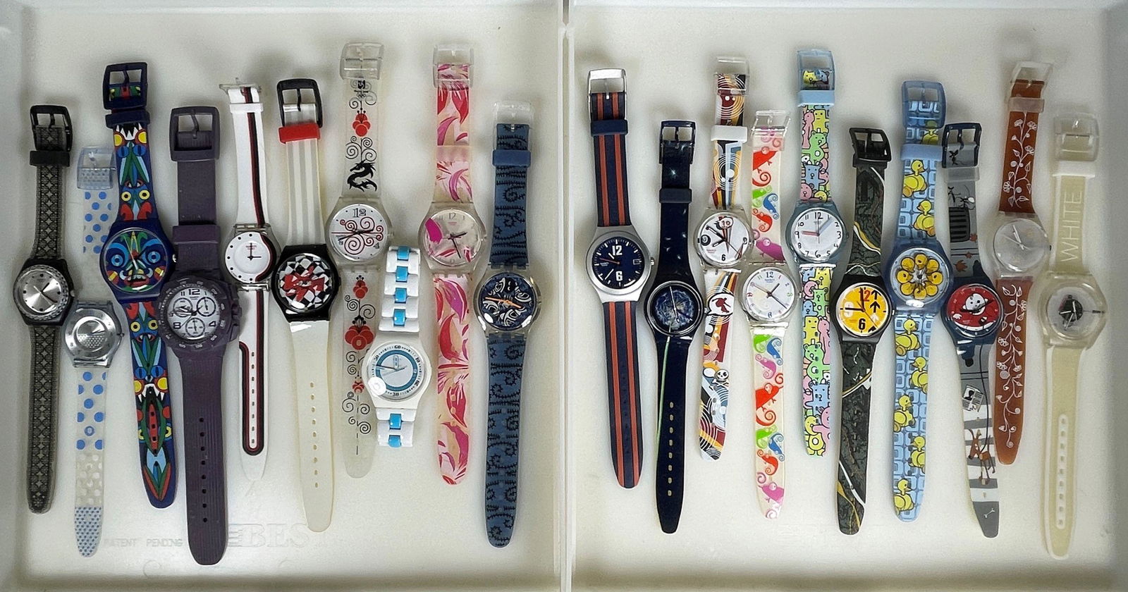 10 VINTAGE 2000-2009 SWATCHES (1 of 5)