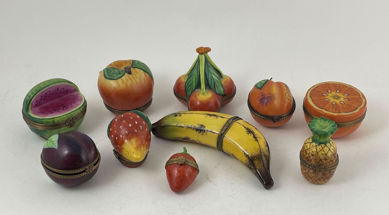 TEA FRUIT THEMED LIMOGES TRINKET BOXES (1 of 13)