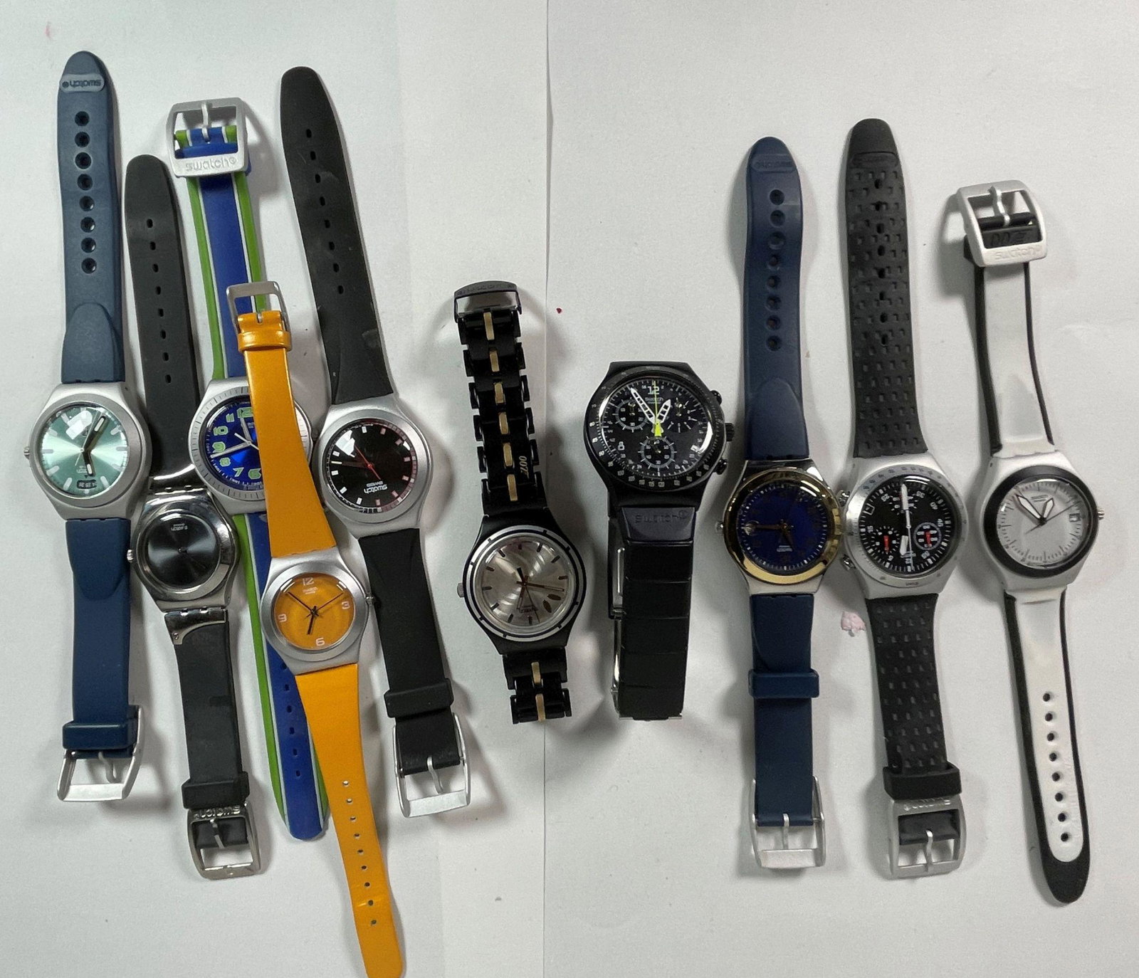 10 SWATCH IRONY WRIST WATCHES: 10 SWATCH IRONY WRIST WATCHES