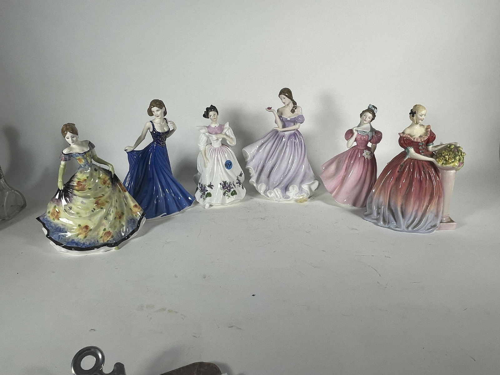 SIX ROYAL DOULTON FIGURINES, 9" AND SMALLER (1 of 7)