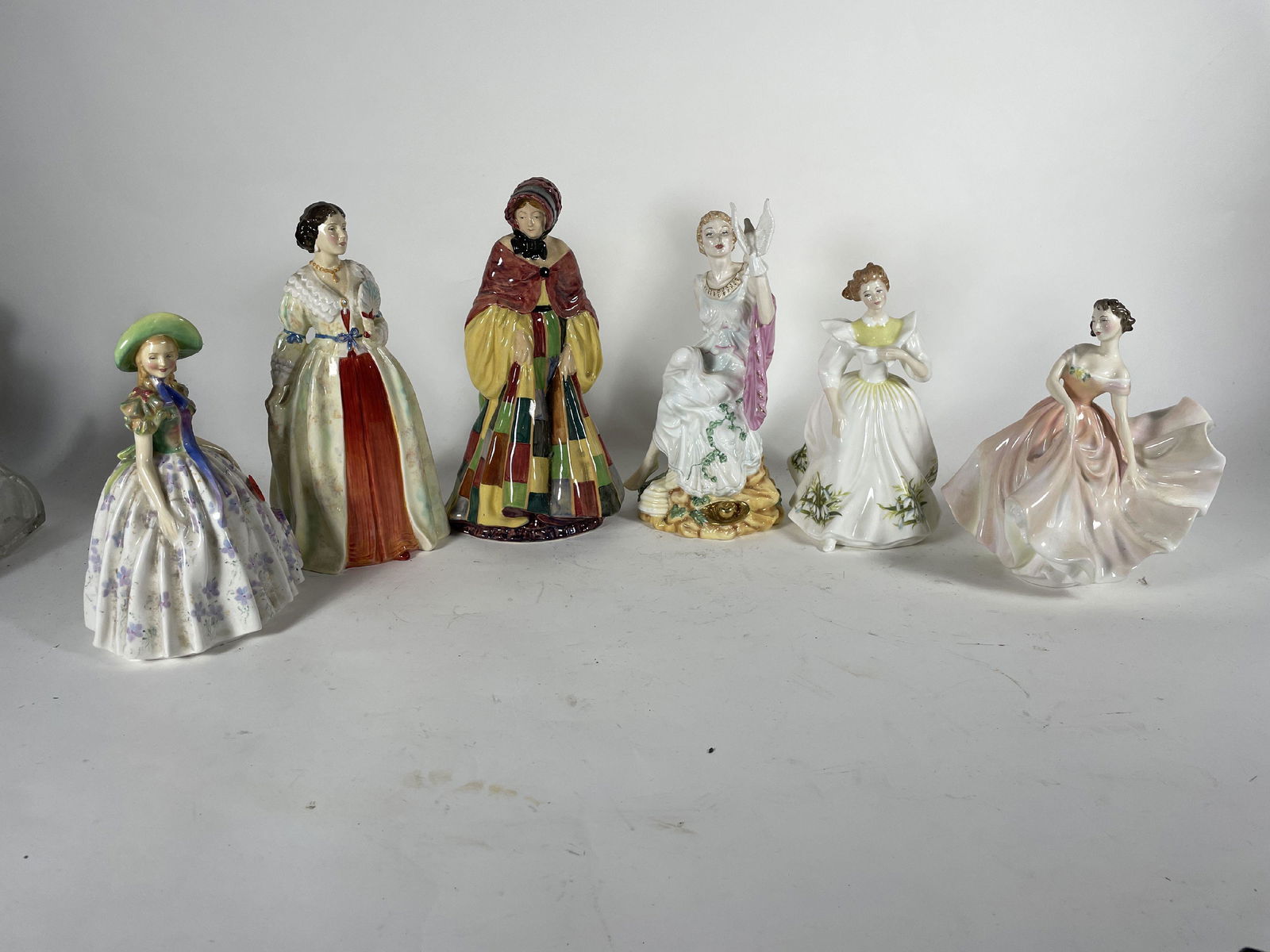 SIX ROYAL DOULTON FIGURINES, 10.5" AND SMALLER (1 of 9)