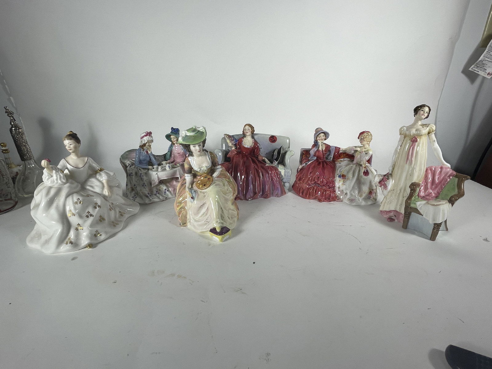 SIX ROYAL DOULTON FIGURINES, 8" AND SMALLER (1 of 10)