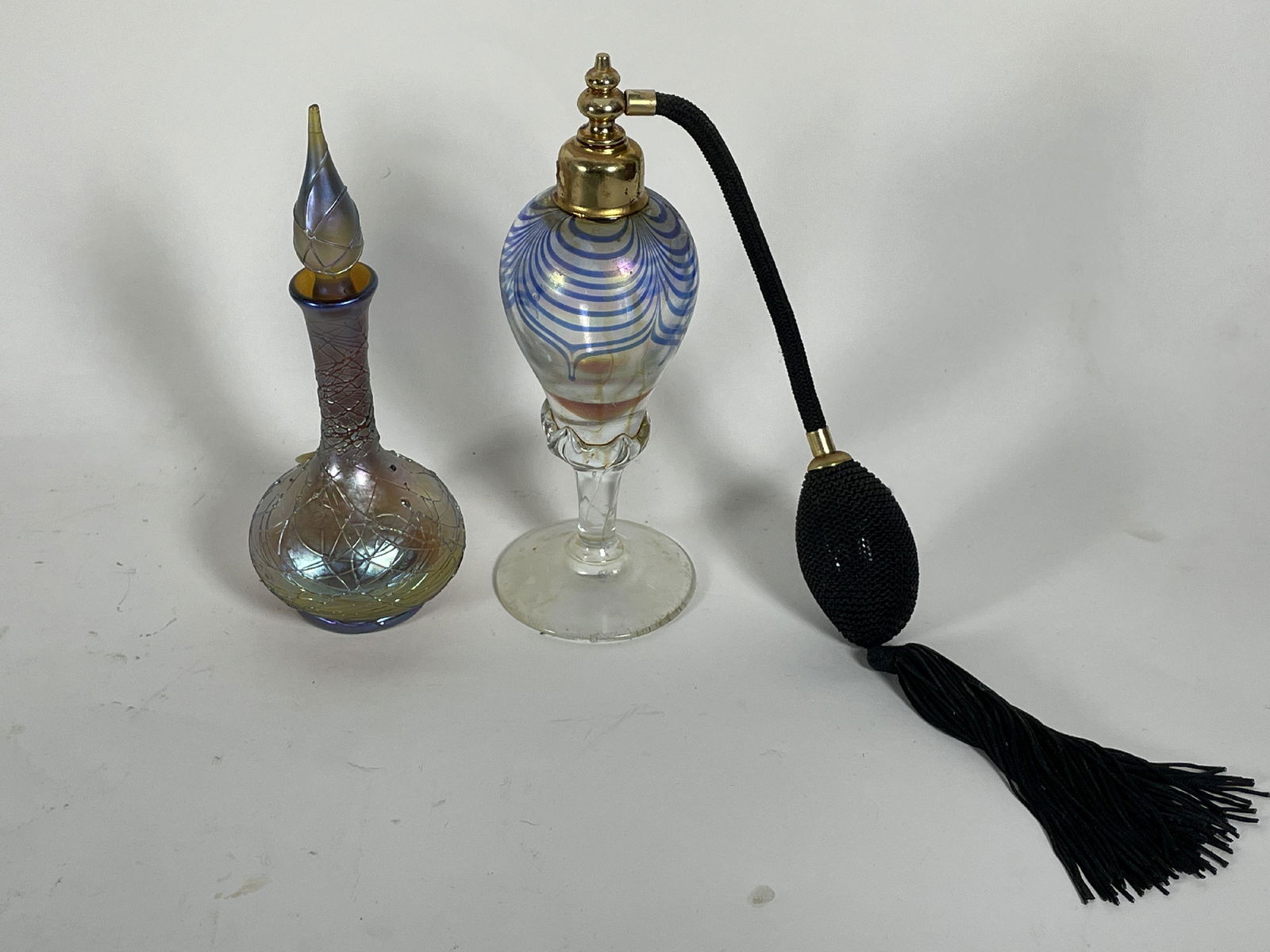 A LUNDBERG PERFUME AND A FOOTED PULLED FEATHER PERFUME, 7.5" AND SMALLER (1 of 6)