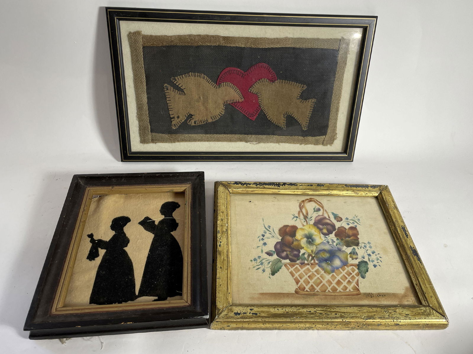 THREE ANTIQUE PRINTS (1 of 6)