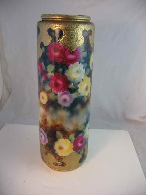 LARGE ROYAL NIPPON VASE (16" T): LARGE ROYAL NIPPON VASE (16" T)