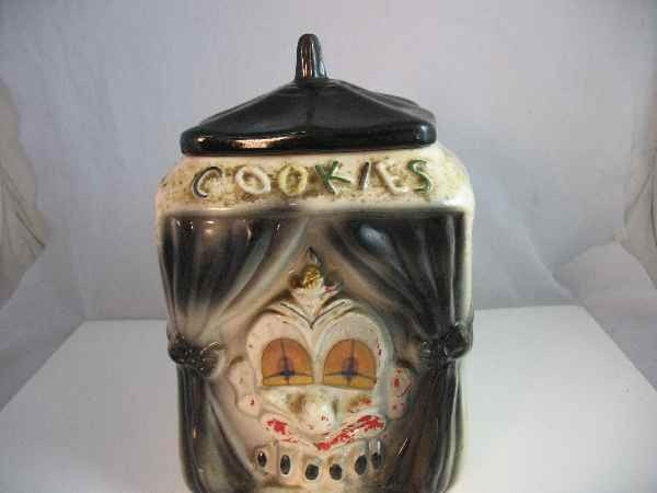 RARE GOOGLY-EYED CLOWN COOKIE JAR: RARE GOOGLY-EYED CLOWN COOKIE JAR