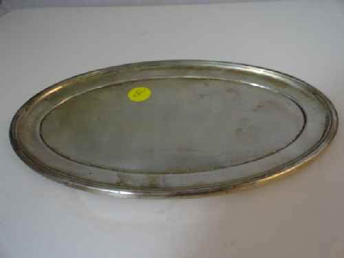 ALVIN STERLING TRAY TOGETHER W/ CASED SET OF: ALVIN STERLING TRAY TOGETHER W/ CASED SET OF ROYAL CROWN DERBY FLATWARE (4.2 OZ)