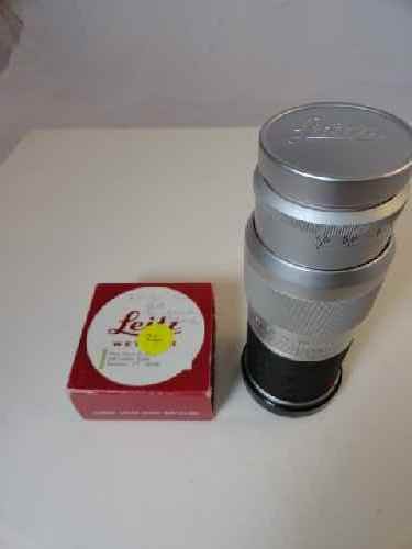 LEICA LEITZ WETZLAR HEKTOR F-13.5 CM 1:4.5 NO: LEICA LEITZ WETZLAR HEKTOR F-13.5 CM 1:4.5 NO. 1583590 LENS TOGETHER W/ LEITZ WETZLAR 13352 FILTER