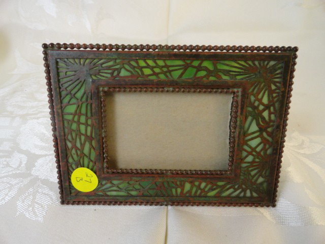 TIFFANY STUDIOS "PINE NEEDLE" FRAME: TIFFANY STUDIOS "PINE NEEDLE" FRAME