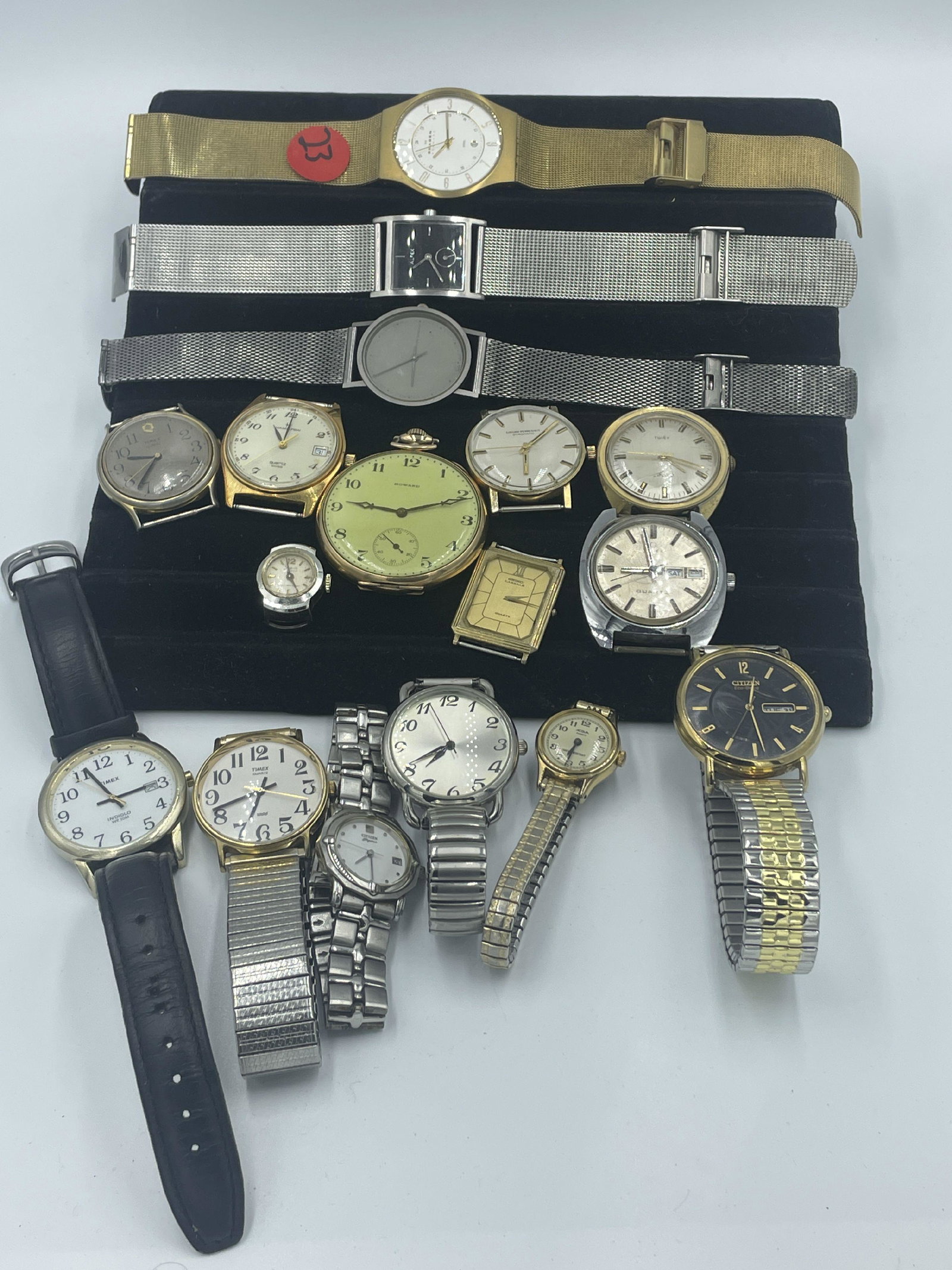 LOT OF WATCHES INCLUDES GOLD FILLED POCKET WATCH, SKAGEN WATCHES: LOT OF WATCHES INCLUDES GOLD FILLED POCKET WATCH, SKAGEN WATCHES