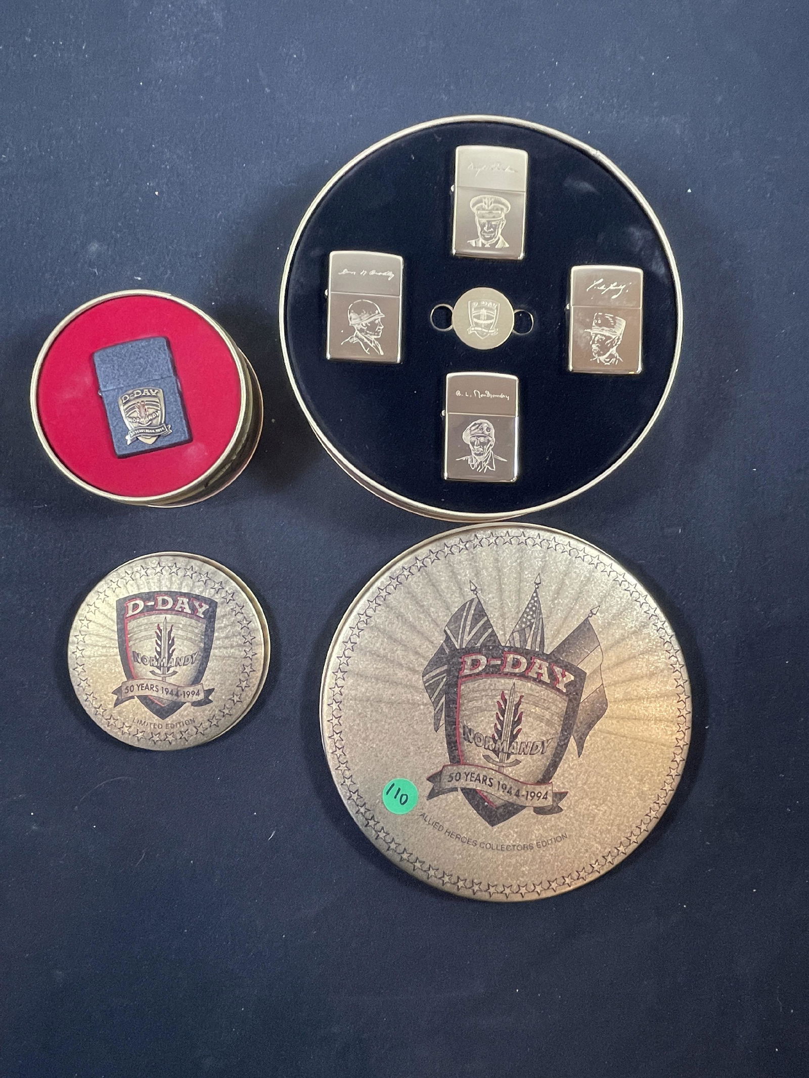 D-DAY AND NORMANDY COMMEMORATIVE ZIPPO AND LIGHTER COLLECTION (1 of 3)