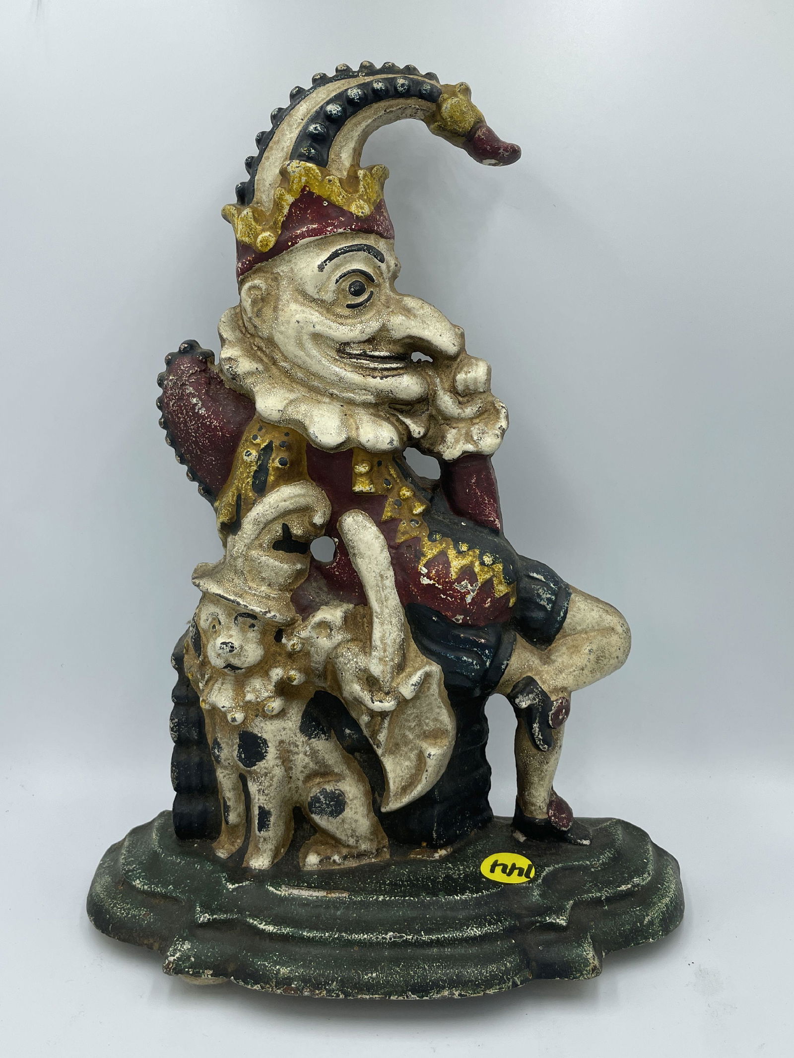 A PUNCH CAST IRON DOORSTOP, 12.5" X 9" (1 of 3)