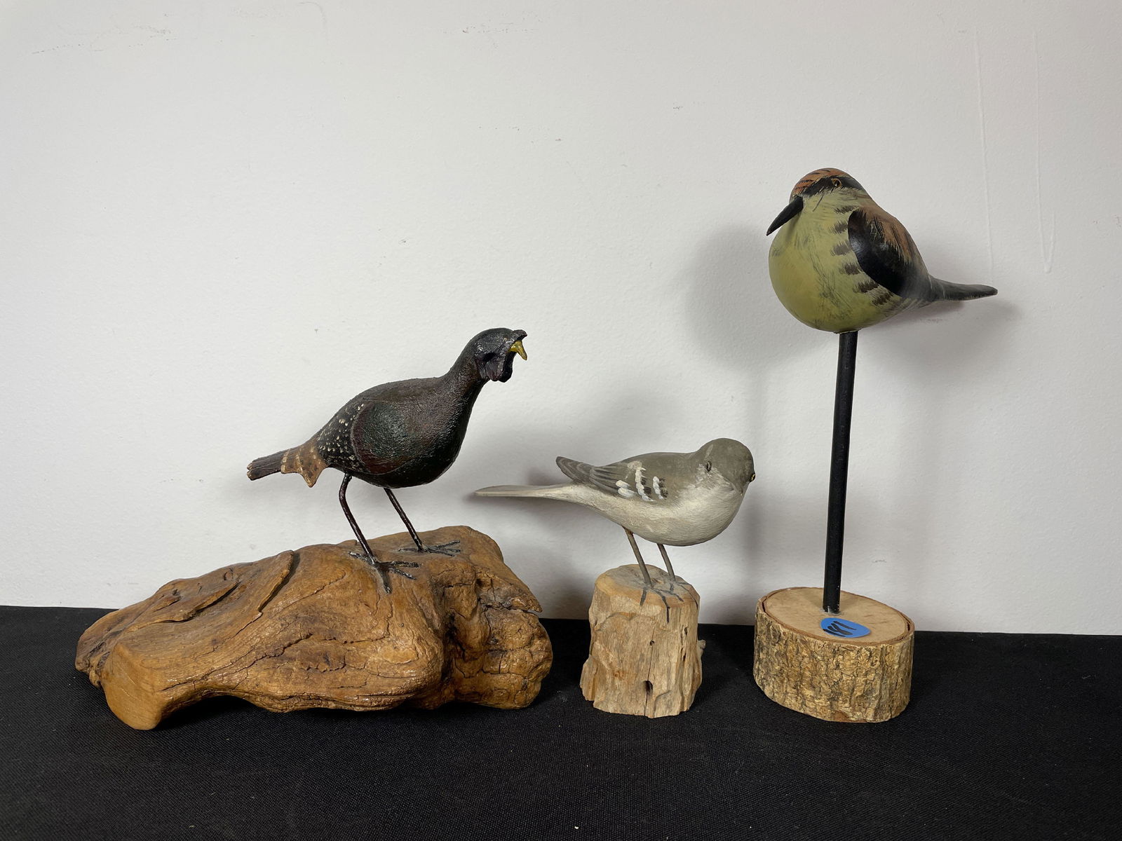 A PETER PELTZ (AMERICAN 1915-2001) DECORATED SHOREBIRD AND WILD TURKEY (1 of 11)