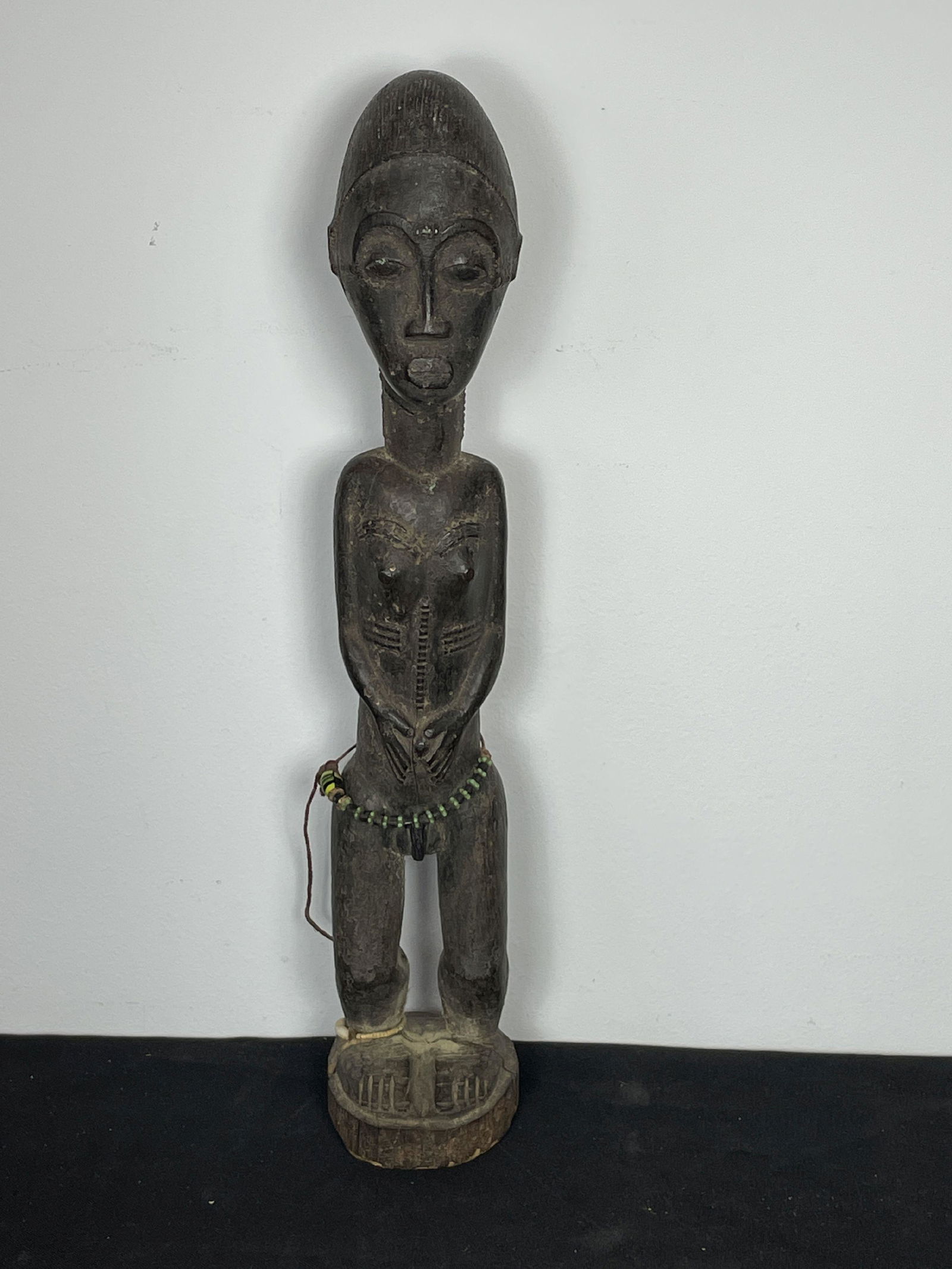 19TH CENTURY YORUBA FERTILITY STATUE, 15.5"  PROPERTY FROM THE PRIVATE COLLECTION OF JANINE AND (1 of 5)