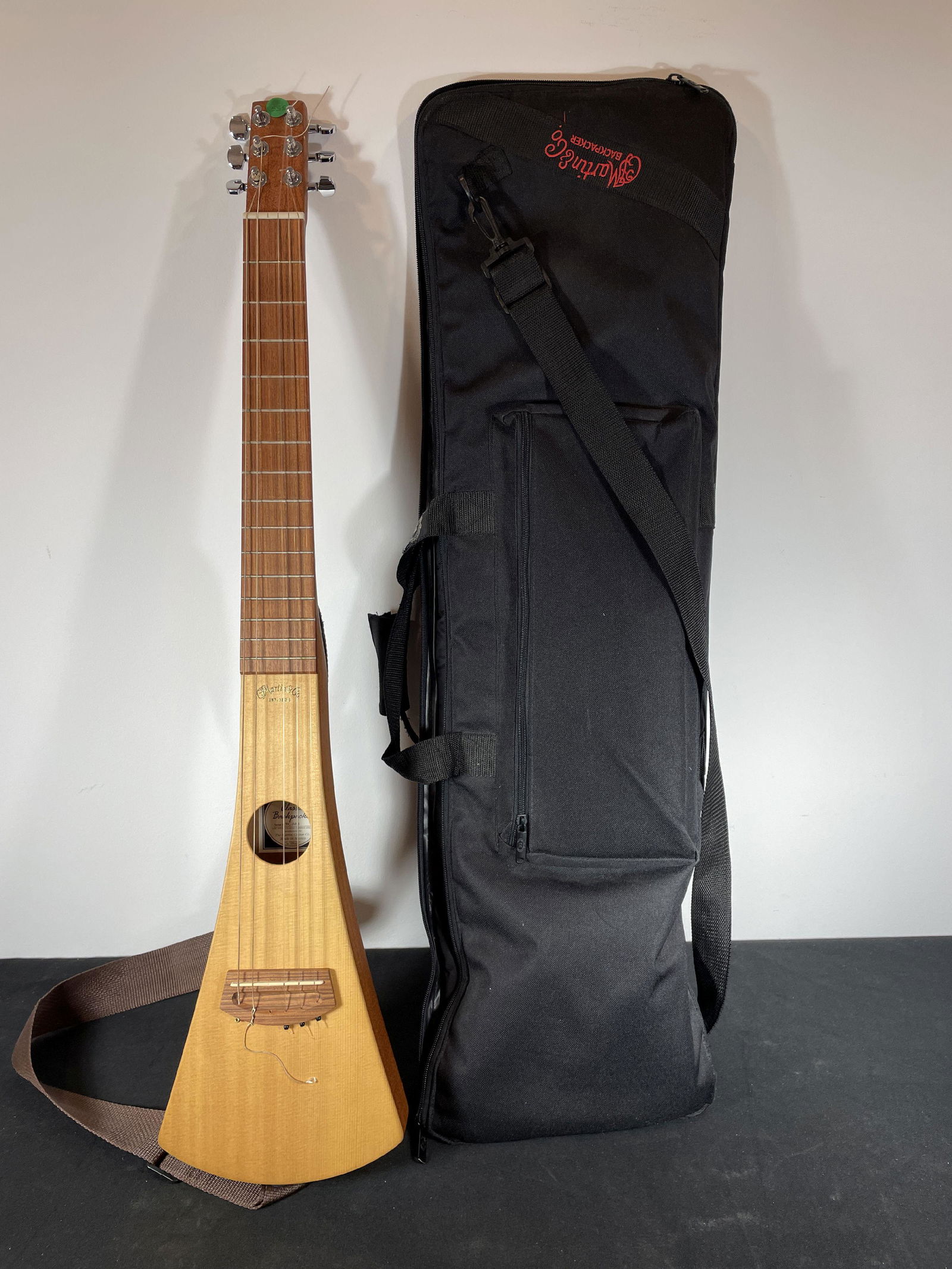 A MARTIN AND CO. "THE CLASSIC BACKPACKER" GUITAR IN SOFT CASE, SN:71305 (1 of 7)