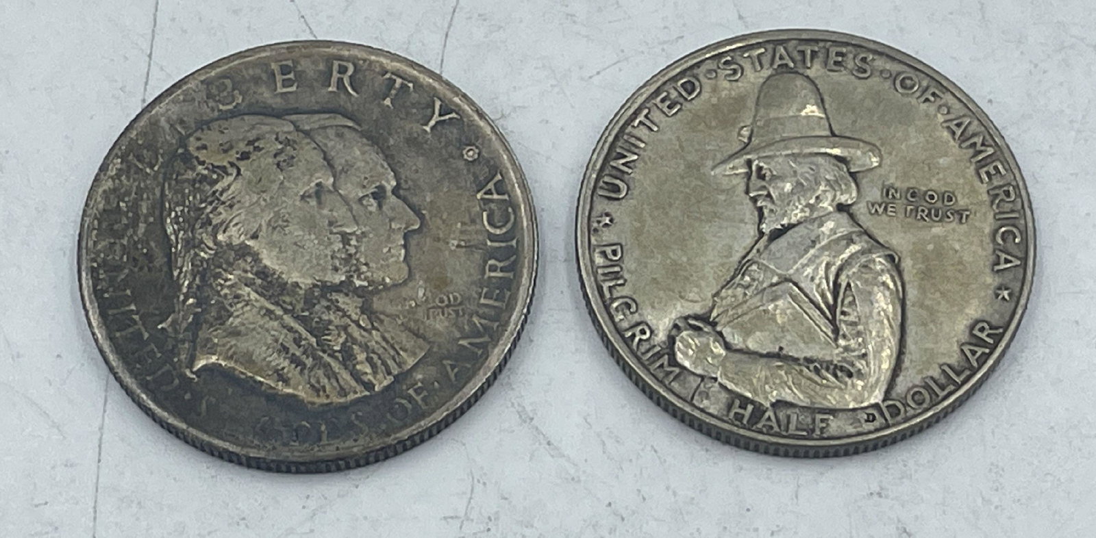 2 COMMEMORATIVE HALF DOLLARS (1 of 2)