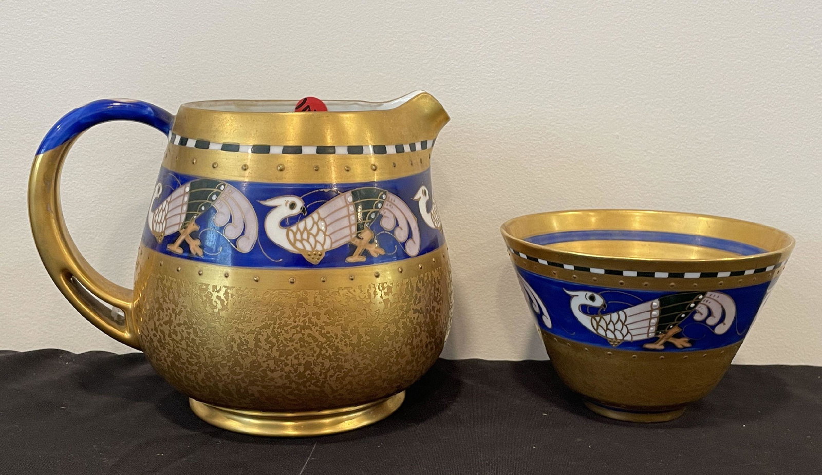 TWO PIECES OF PICKARD HP PORCELAIN, 6.5" X 8.5" AND 6" X 4" (1 of 11)