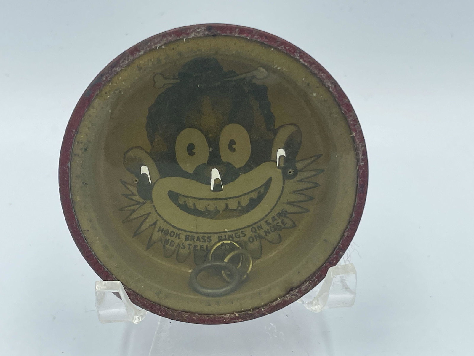 RARE BLACK AMERICANA 1920S RING GAME (1 of 4)