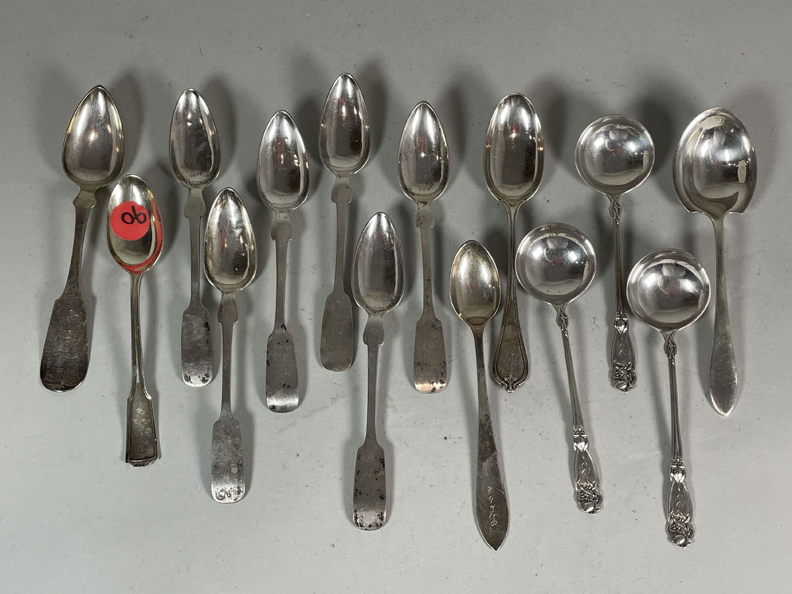 COIN AND STERLING SILVER SPOONS, 8OZT (1 of 7)