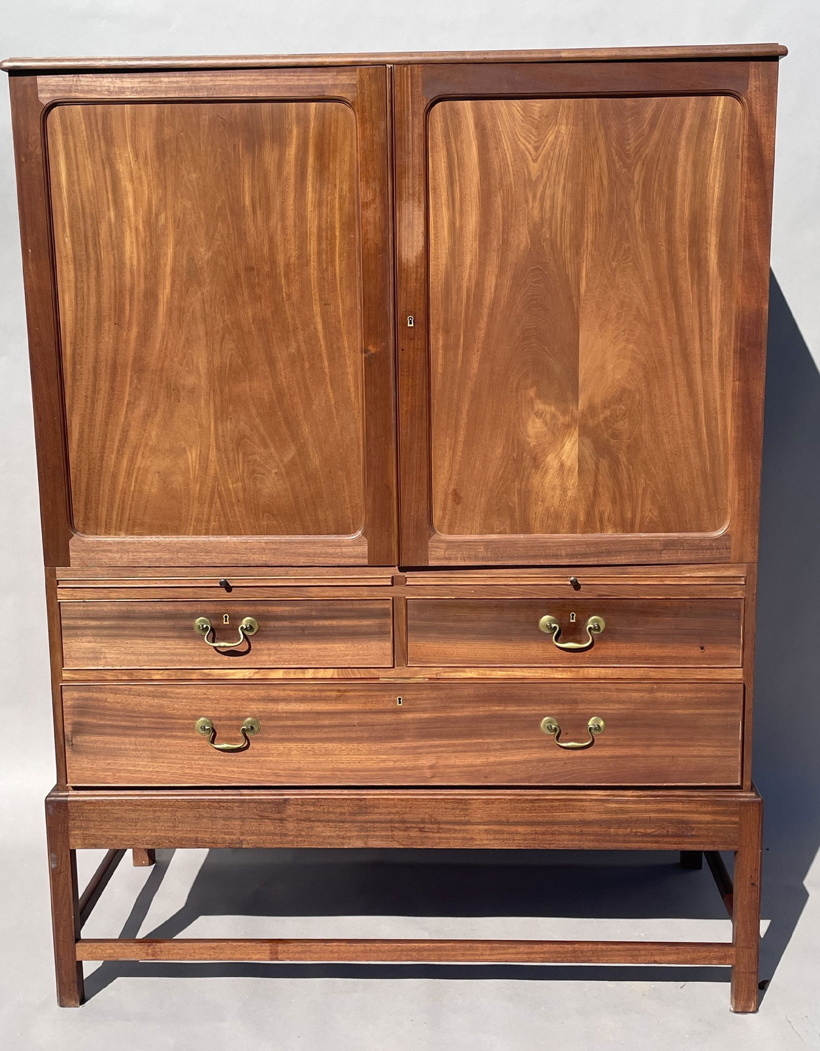 KAARE KLINT RUD RASMUSSEN TEAK CABINET, 45" X 23" X 60" (1 of 8)