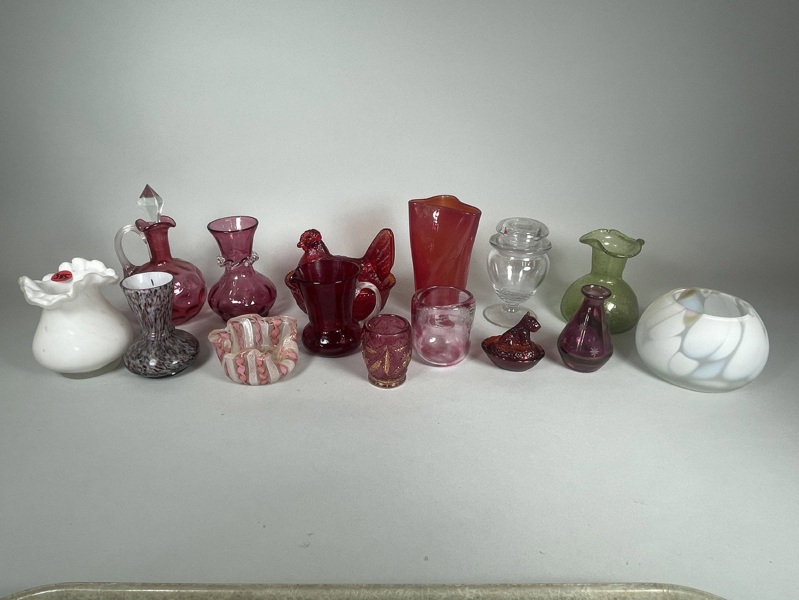 ART GLASS, FENTON, ETC. 7" AND SMALLER: ART GLASS, FENTON, ETC. 7" AND SMALLER