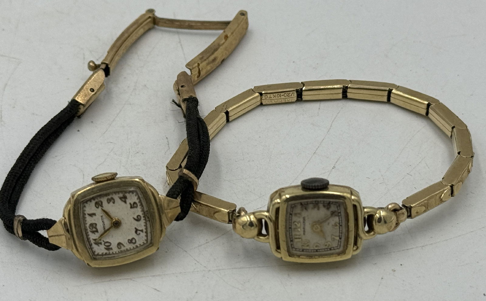 TWO 14K GOLD LADIES WATCHES (1 of 5)