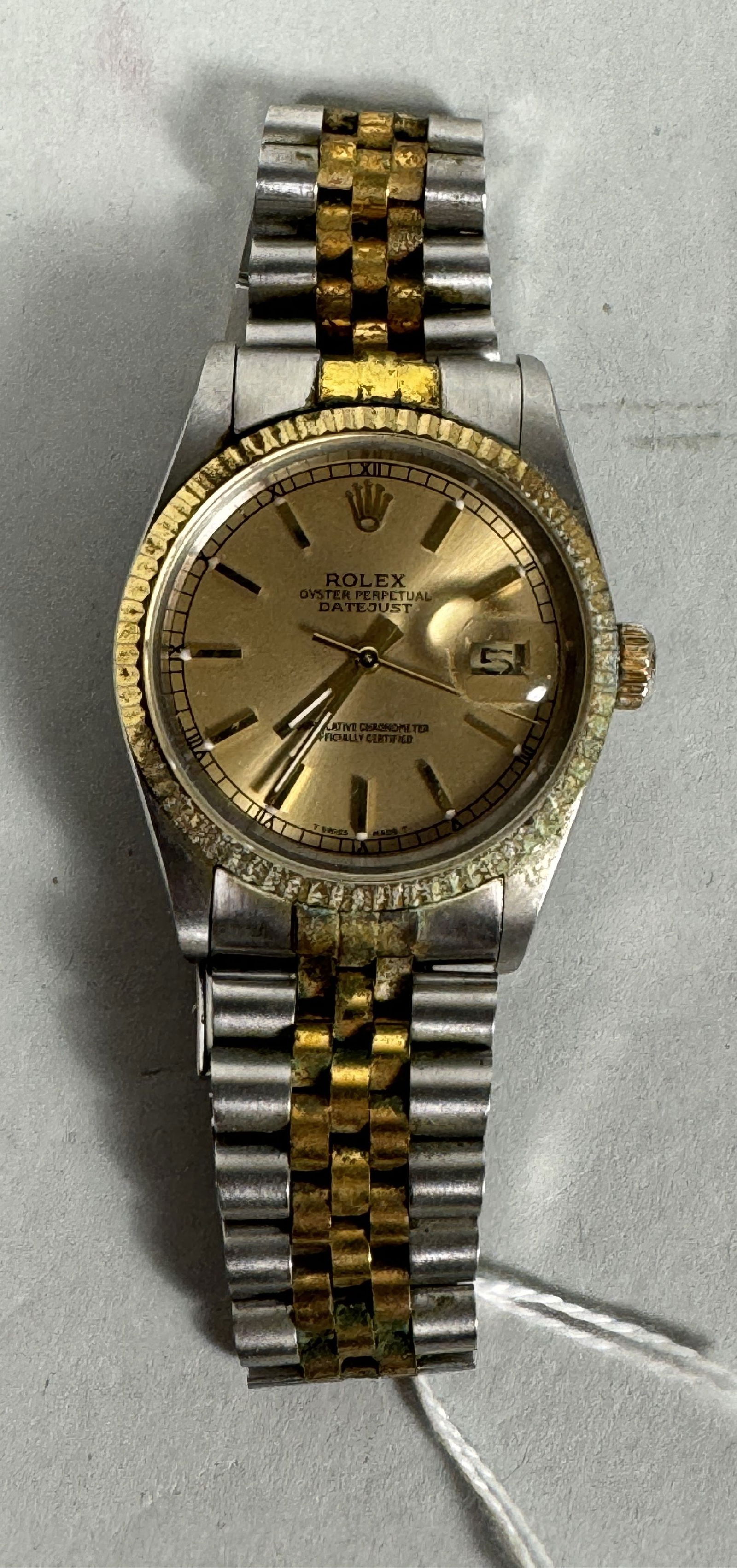 A ROLEX OYSTER PERPETUAL WATCH (1 of 5)