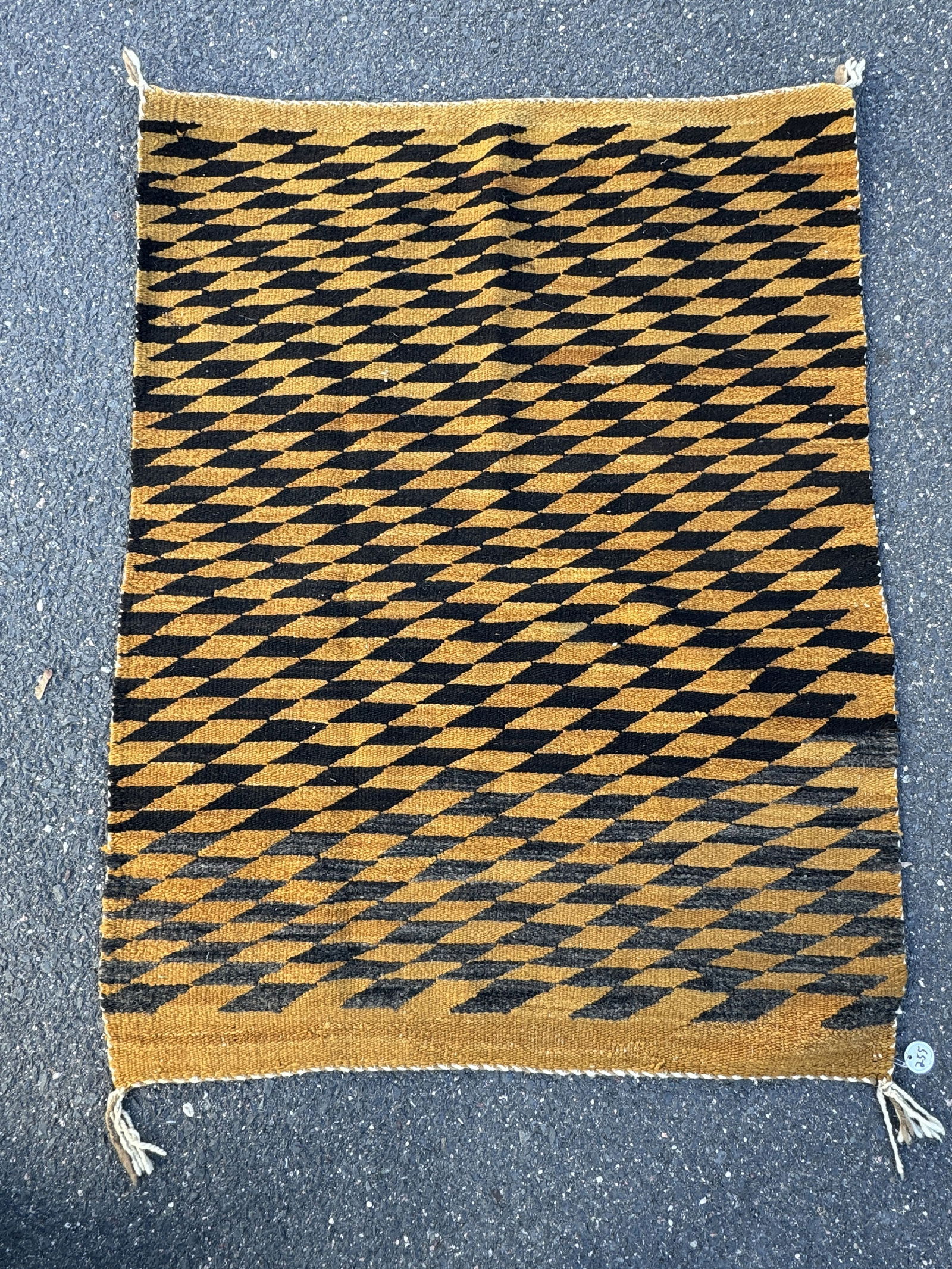A SMALL 1930S NAVAJO RUG, 34" X 44" (1 of 3)