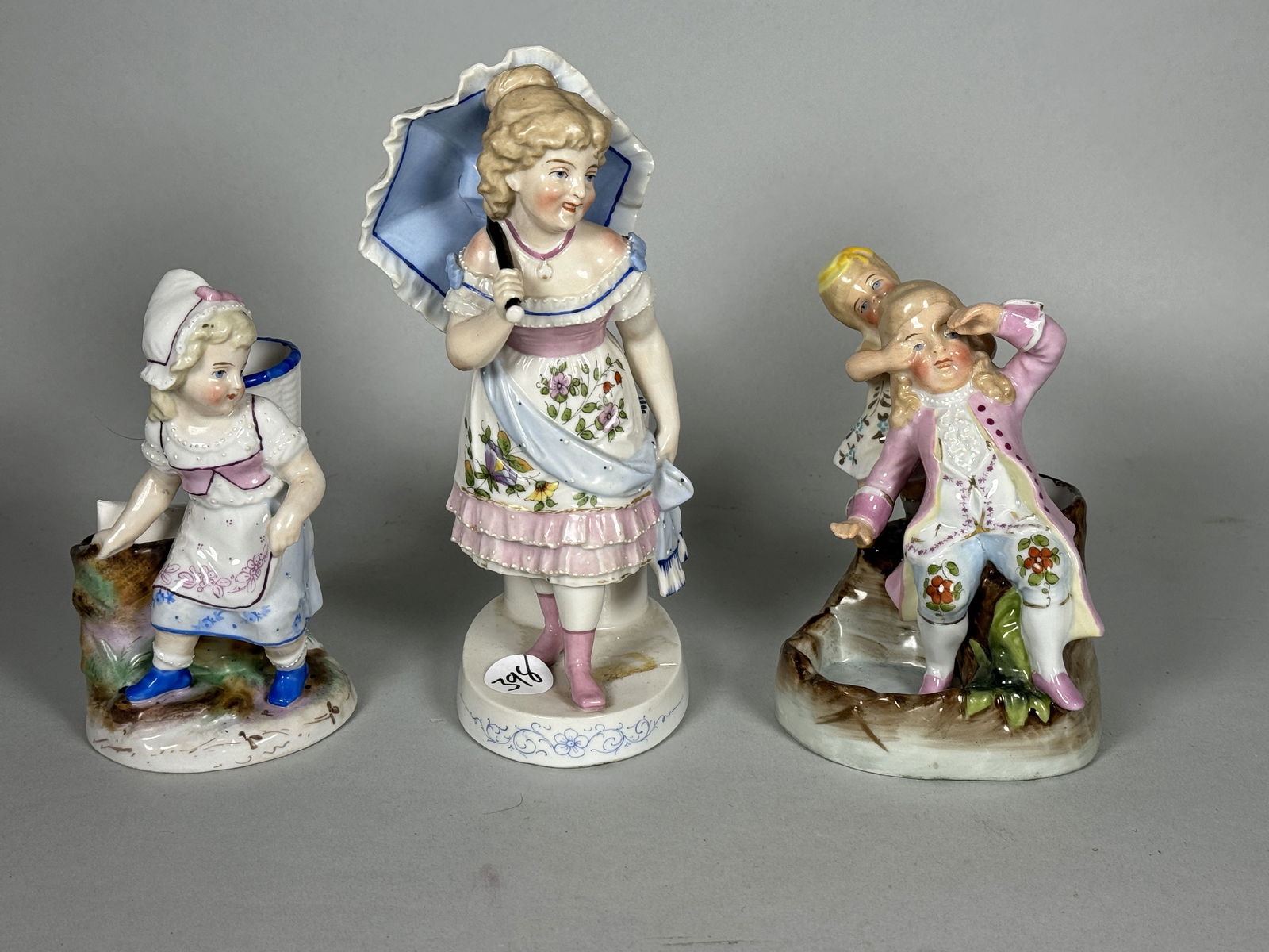 THREE FIGURAL MATCHSAFES, 7.5" AND SMALLER (1 of 9)