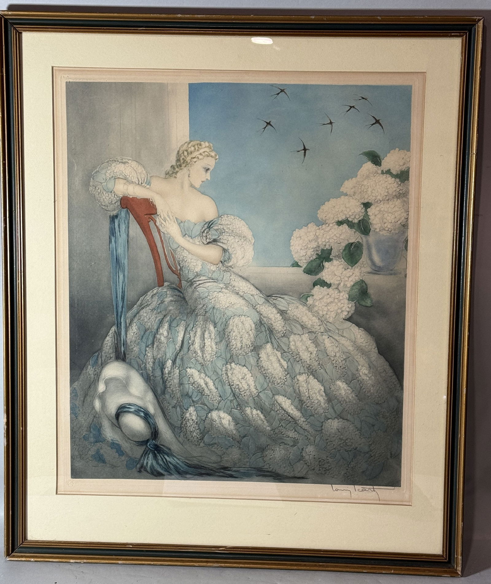 LOUIS ICART PRINT 26" x32", 20x24 sight (1 of 6)