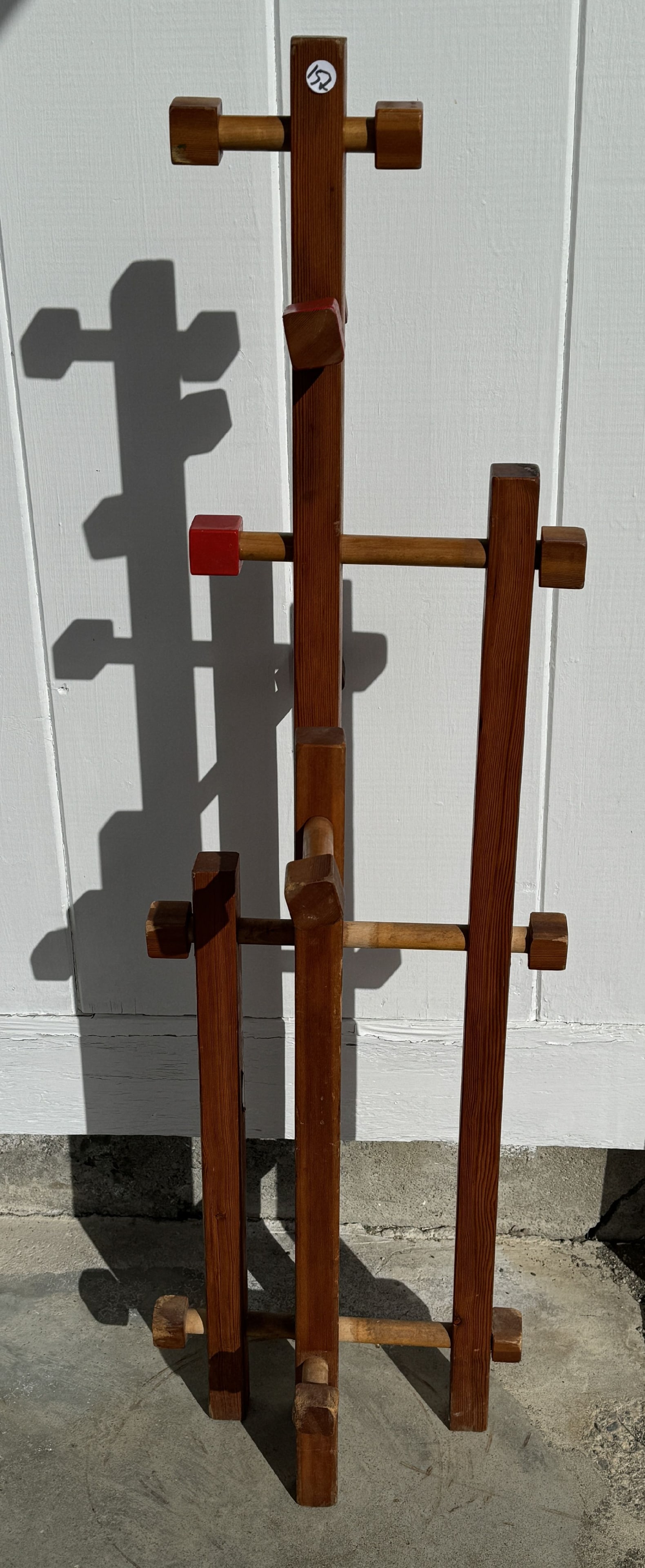 MIDCENTURY MODERN COAT RACK, 43" TALL (1 of 6)